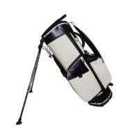 Sac de golf portable de luxe en cuir PU durable, entièrement imperméable, texture crocodile, pour un demi-jeu de clubs de golf pour hommes
