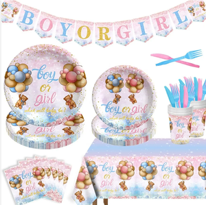 Pemasok <span class=keywords><strong>Thailand</strong></span> piring kertas sekali pakai cangkir serbet peralatan makan kit makan pesta dapat terurai untuk pernikahan dan ulang tahun - Product Image 2