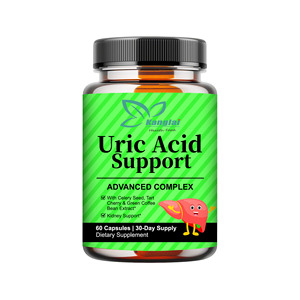 Cápsulas de Ácido Úrico OEM con Vitamina <span class=keywords><strong>B</strong></span>-<span class=keywords><strong>6</strong></span>, Promueve y Apoya la Función Articular Mediante la Facilitación de Procesos Esenciales - Product Image 1