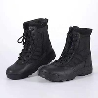 Bottes tactiques de jungle pour hommes Double Safe RTS personnalisées, dessus en cuir microfibre, semelle extérieure en caoutchouc, doublure respirante, logo personnalisé