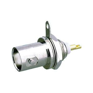 Connecteur femelle soudable en polytétrafluoroéthylène isolant, résistant aux températures, idéal pour les connexions électriques - Product Image 1