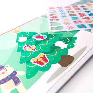 <span class=keywords><strong>2025</strong></span> năm mới giáng sinh cuốn sách bận rộn bé Giáo Dục Tiểu học giấy Sticker trẻ em sách bận rộn - Product Image 2