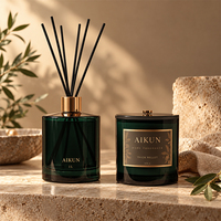 Service OEM AIKUN, autocollant personnalisé, parfum longue durée, formule naturelle, vente en gros, ensemble diffuseur de parfum pour la maison