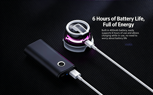 Hot Sale Nubia Red Magic <b>Mini</b> Magnetic Wireless Smart <b>Speaker</b> Box 400mAh Portable Phone Sound <b>Speaker</b> With USB RGB Light - Product Image 6