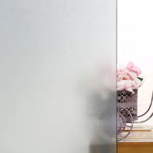 Clear Frosted Privacy Window Decorative Film Static Cling Glass Tint Film for Home Glass Covering 90x200cm