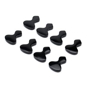 Ónice Negro Natural, Forma Personalizada, Forma Hulu de Color Suelto, 13.5x9.8mm, para Colgante, Collar, Pulsera, Piedra Semipreciosa Suelta - Product Image 5