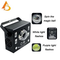 AICPOSE Projecteur Laser Métallique Compact 50W à Vente Chaude, Contrôle DMX, Lumière Laser RGBW 4-en-1 pour Scène et Boîte de Nuit
