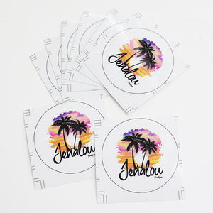 Autocollants muraux en pvc transparent, feuille d'or clair, découpés à la matrice, fournisseur d'autocollants de moto - Product Image 4