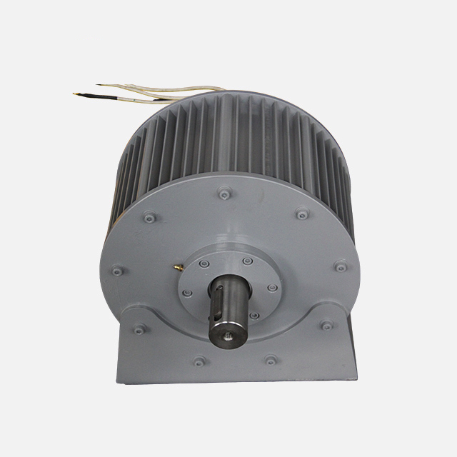 High Efficiency 3kW Low RPM Axial Flux Coreless Permanent Magnet Generator