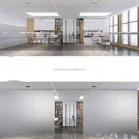 Film intelligent PDLC à gradation électrique, verre auto-adhésif, transparence du verre de fenêtre PDLC pour la maison intelligente, film décoratif