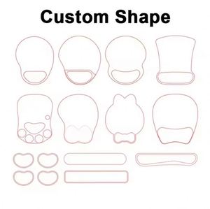 แผ่นรองเมาส์ตามหลักสรีรศาสตร์แบบขายส่ง พิมพ์โลโก้ตามสั่ง สำหรับโปรโมชั่น ธุรกิจ ของขวัญสำนักงาน แผ่นรองเมาส์อเนกประสงค์เพื่อความสบาย พร้อมที่รองข้อมือ - Product Image 5