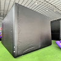 Tente de golf gonflable, abri de golf gonflable, cage d'entraînement de golf gonflable résistante aux intempéries pour l'intérieur et l'extérieur