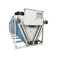 Enfriador de Aire Seco Tipo V con Ventiladores Axiales y Compresor de Tornillo Sanyo para Refrigeración por Inmersión en Centros de Datos y Salas de Servidores, Ahorro de Energía