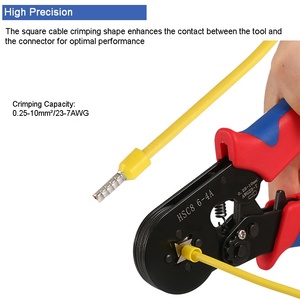 Yth Bộ dụng cụ uốn tay HSC8 6-4a 23-7awg 1200 cái kìm uốn tay dụng cụ uốn - Product Image 5