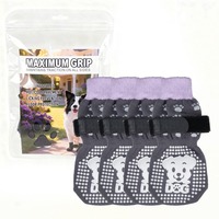 Chaussettes pour chiens en coton les plus vendues, silencieuses, antidérapantes, anti-salissures, pour chiens de grande race, vente en gros