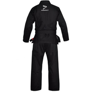 Parches Sublimados con Bordado de Logotipo de Diseño Personalizado en Negro, Gi de Bjj Hecho a Medida - Product Image 3
