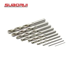 Borui D338 Hss M2 Bohrer Broca Foret Twist Drill Bit Round Shank Fully Ground Silver Twist Drill for Metal Drilling 6mm