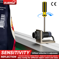 Sensor Fotoeléctrico de Barrera Infrarroja m18, Interruptor NPN/PNP de 4 Cables, 5V/12V/24V CC, IP67 Resistente al Agua (ibest)