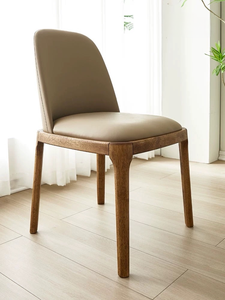 High-quality velvet <strong>furniture</strong> wooden leg chairs for Nordic modern casual restaurants, hotels, living rooms and apartments - Product Image 3