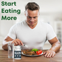 Capsules OEM pour la Prise de Poids, Stimulant d'Appétit, Gain de Poids Rapide, Soutien à la Santé Musculaire