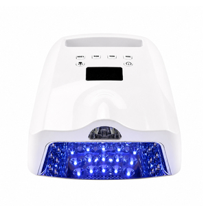 <span class=keywords><strong>Lampe</strong></span> à ongles <span class=keywords><strong>UV</strong></span> LED sans fil 128W, séchage indépendant du pouce, portable, rechargeable, pour vernis gel, usage professionnel et domestique - Product Image 4