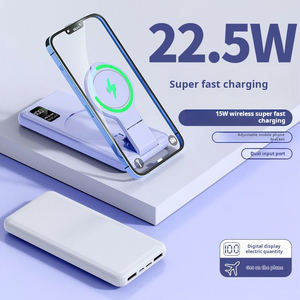 Mini Banco <span class=keywords><strong>de</strong></span> Energía Inalámbrico Plegable <span class=keywords><strong>de</strong></span> 10000mAh y 20W con Carga Rápida Magnética y Pantalla LED para <span class=keywords><strong>iPhone</strong></span> 14/<span class=keywords><strong>13</strong></span> y Estación <span class=keywords><strong>de</strong></span> Carga - Product Image 5