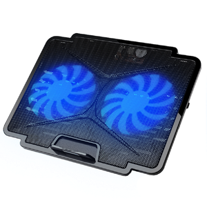 Refroidisseur <span class=keywords><strong>portable</strong></span> pour ordinateur <span class=keywords><strong>portable</strong></span> avec double <span class=keywords><strong>ventilateur</strong></span>, pour bureau et domicile - Product Image 1