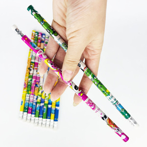Lápices de Madera HB con Dibujos Animados para Niños, Forma Redonda, Diseño Elegante, Gran Promoción a Precio Económico, Juego en Paquete - Product Image 6
