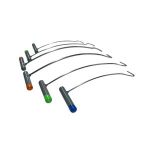 Lurencia Edition, herramientas PDR de acero de 6 piezas, punta afilada, curva en C, varillas de reparación de abolladuras sin pintura izquierda y derecha para reparación de neumáticos - Product Image 3