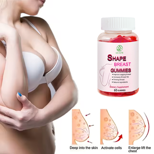 Caramelle Gommose per l'Ingrandimento e <span class=keywords><strong>il</strong></span> Miglioramento del <span class=keywords><strong>Seno</strong></span> con Etichetta Privata, 100% Naturali, Effetto Lifting, Rassodante, Rimodellante e Idratante per <span class=keywords><strong>il</strong></span> <span class=keywords><strong>Seno</strong></span> - Product Image 1