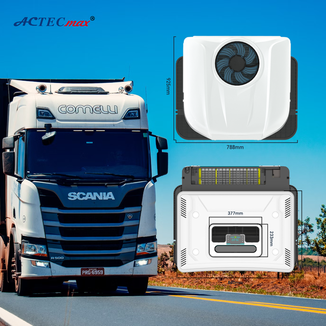 ACTECmax 24V/12V DC Rooftop Parking Van/RV Camper AC Unit AC.161.127 2650W Cooling Capacity Electric Portable Conditioner