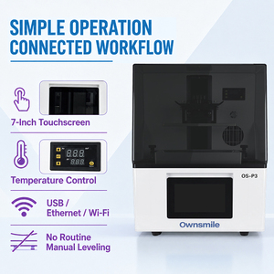 เครื่องพิมพ์ 3 มิติ Ownsmile High Precision 14K Dental LCD แบบไม่ต้องปรับระดับ สำหรับงานทันตกรรม พิมพ์ฐานฟันปลอมและฟันชั่วคราว - Product Image 5