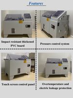 Chambre d'essai de pulvérisation salée professionnelle importée avec contrôle PID et double protection contre la surchauffe, directement de l'usine