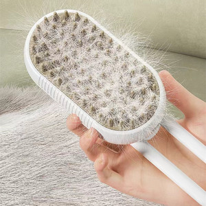 3-in-1 Rechargeable Pet Water Spray Brush Soft Dog Hair Steamy Comb <strong>Cat</strong> Steam Brush for <strong>Cat</strong> <strong>Massage</strong> Bathing and Cleaning - Product Image 4