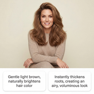 Double-Ended Hair <strong>Root</strong> <strong>Concealer</strong> Pen Provides Fine, Even Color Application, Enhancing Hair Volume and Concealing Sideburns - Product Image 3
