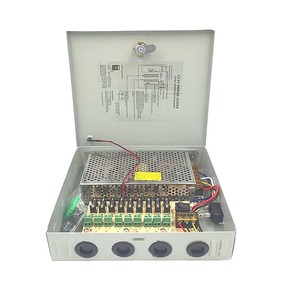 Jingruian <b>12V</b> 15A <b>Switching</b> Power Supply 9-Channel Output For CCTV Surveillance And LED Strip <b>Lights</b> - Product Image 2