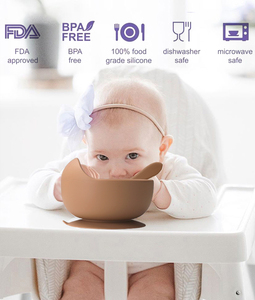 Bol d'escargot en silicone pour vaisselle pour enfants avec bol d'aspiration caractéristique bol alimentaire complémentaire - Product Image 6