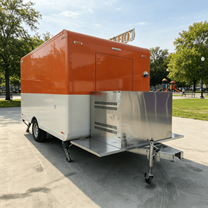 Remorque de Food Truck aux Normes Françaises, Remorque Alimentaire Européenne, Caravane de Restauration Commerciale, Chariot de Cuisine - Product Image 2