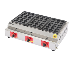 Machine à Takoyaki à gaz commerciale à <span class=keywords><strong>prix</strong></span> d'usine Nouvelle condition en acier inoxydable Mesin géant Octopus Ball Groll Maker - Product Image 2