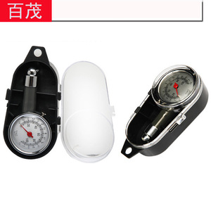 Tire Pressure Gauge 5x10Cm High Accuracy <b>Mechanical</b> Car Tire Pressure Measurement <b>Tool</b> Black Plastic Case - Product Image 1