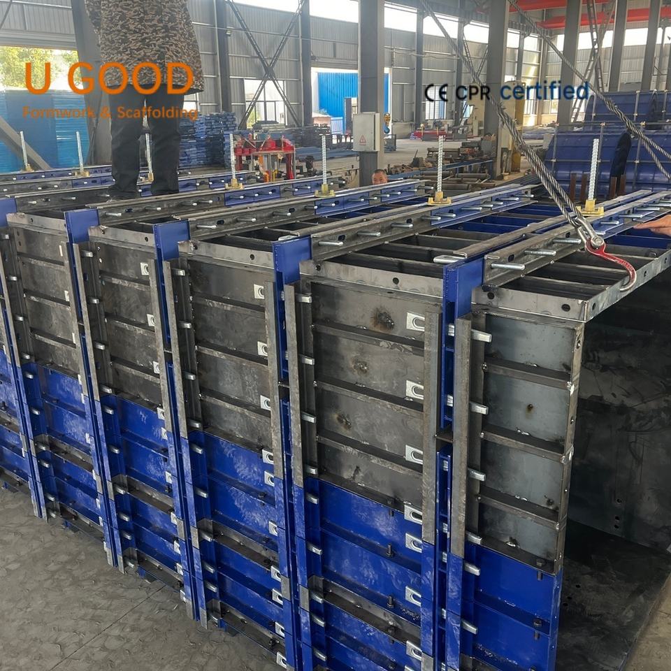Led Strength High Strength Steel Forms Reusable Metal Formwork for Concrete Box ...
