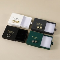 Cajas de Joyería de Papel de Lujo con Logotipo Personalizado, Cajas de Regalo Rígidas Beige para Joyas