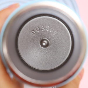 Cartoon 304 Stainless Steel Vacuum Insulated Water Bottle Pop Up Lid Childrens Travel Tumbler Customization - Product Image 3