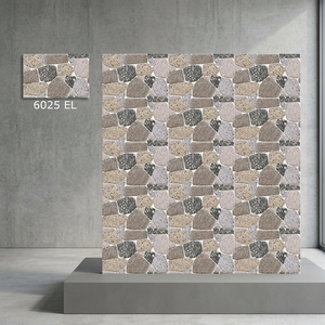 250x375mm Digital brillante 25x37,5 elevación 10x15 cerámica esmaltada superficie rectificada azulejos de pared impermeables para la cubierta de la pared del hogar - Product Image 1