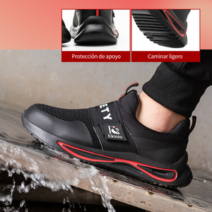 Chaussures <span class=keywords><strong>de</strong></span> sécurité confortables et légères à embout d'acier pour hommes et femmes, anti-écrasement, prix bas, vente en gros, chaussures <span class=keywords><strong>de</strong></span> travail industrielles - Product Image 3
