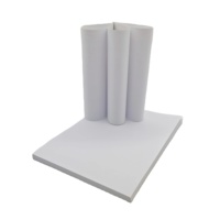 Papier d'étiquettes d'expédition autocollant compatible personnalisé A4 blanc 100 feuilles pour imprimante laser/jet d'encre, autocollant thermique