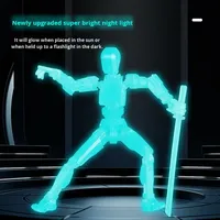 Figura de Acción de Robot Articulado Impreso en 3D Personalizado, Modelo de Cuerpo Humano Deformable, Juguete para Regalo y Decoración