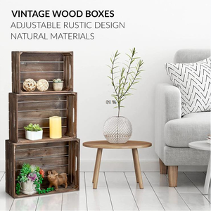 Tính năng độc đáo nhanh chóng vận chuyển 3-mảnh trang trại lưu trữ bằng gỗ <span class=keywords><strong>Box</strong></span> Set - Product Image 2