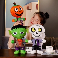 Nouveau design Halloween peluche squelette monstre momie citrouille vampire mignon halloween citrouille peluche poupées halloween