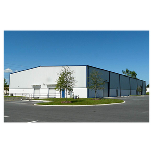 Giá rẻ prefab hội thảo Cấu trúc thép đúc sẵn đổ kho lưu trữ kim loại xây dựng - Product Image 5